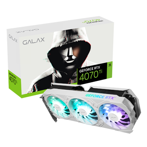 GALAX GeForce RTX 4070 Ti EX Gamer White (1-Click OC) V2 12GB Nvidia Graphic Card