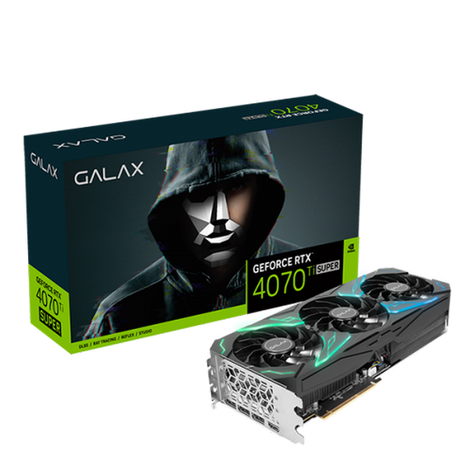 GALAX GeForce RTX 4070 Ti Super SG (1-Click OC) 16GB Nvidia Graphic Card