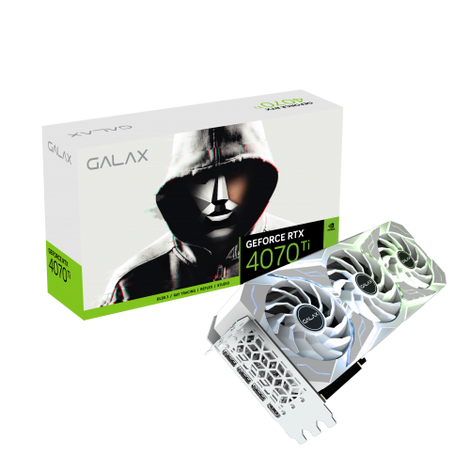 GALAX GeForce RTX 4070 Ti SG White (1-Click OC) 12GB Nvidia Graphic Card