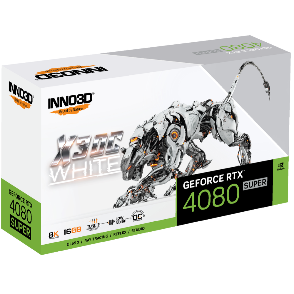 INNO3D GeForce RTX 4080 Super X3 OC White 16GB Nvidia Graphic card