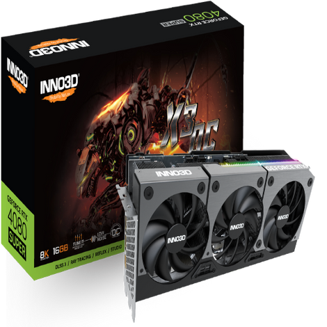INNO3D GeForce RTX 4080 Super X3 OC 16GB Nvidia Graphic card