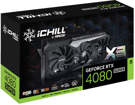 INNO3D GeForce RTX 4080 Super IChill X3 16GB Nvidia Graphic card