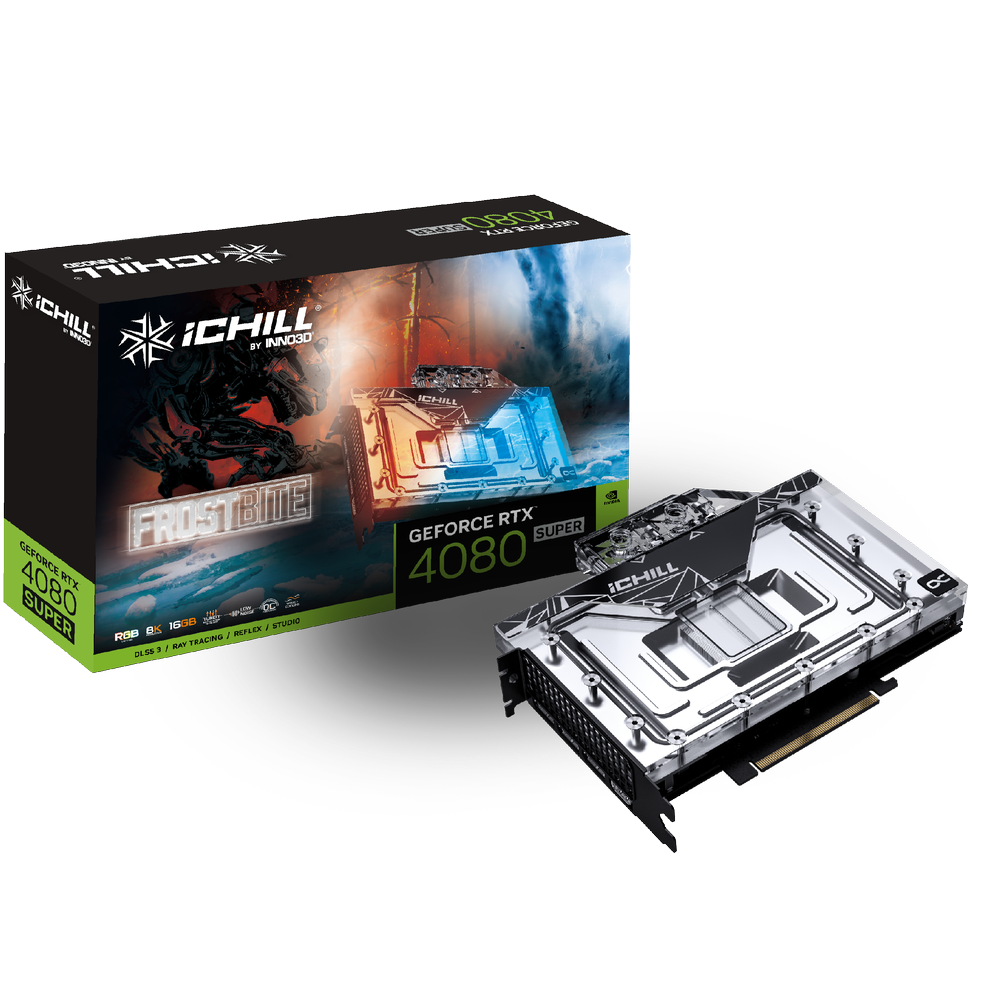 INNO3D GeForce RTX 4080 Super IChill FrostBite 16GB Nvidia Graphic Card