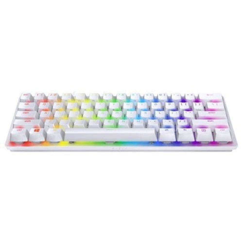 RAZER Huntsman V3 Pro Mini RGB Analog Optical Gaming Keyboard (White) ( Analog Switch )