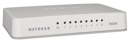 NETGEAR FS208 8 PORT ETHERNET SWITCH (WHITE)