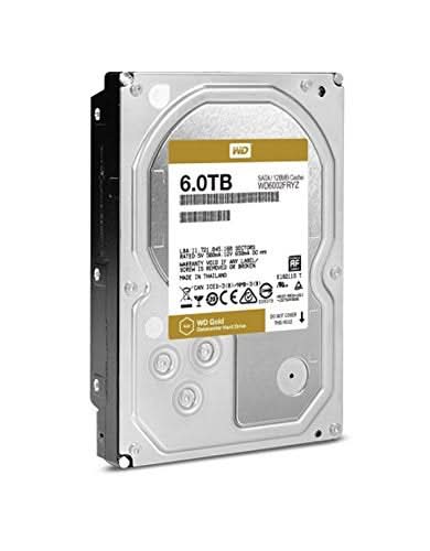 WESTERN DIGITAL 6TB GOLD INTERNAL SATA HARD DRIVE