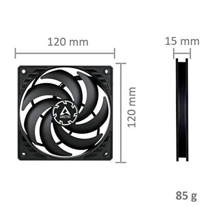 ARCTIC P12 Slim PWM PST - 120 mm Case Fan