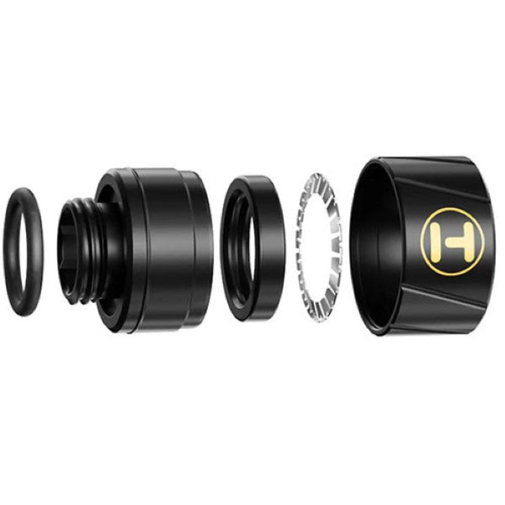 HYTE Push Connects Fittings Black 6 Pack