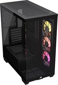 CORSAIR 3500X ARGB TEMPERED GLASS MID-TOWER, BLACK