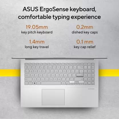 ASUS VIVOBOOK GO 15 E1504FA-NJ321WS [R3-7320U RYZEN/16GB/512GB SSD/WIN11 HOME+MSO/15.6 INCH/INTEGRATED GRAPHICS /1 YEAR(S)/SILVER]
