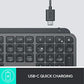 LOGITECH MX KEYS S WIRELESS KEYBOARD BLACK
