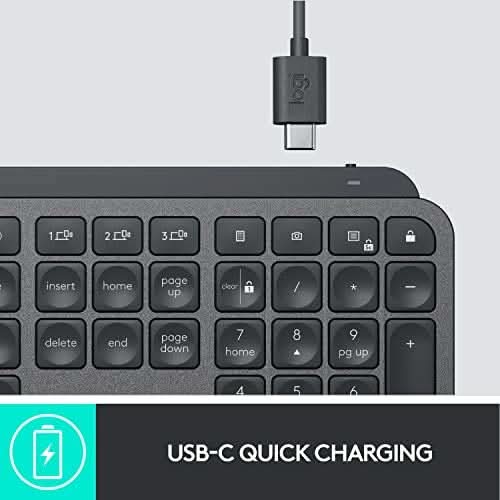 LOGITECH MX KEYS S WIRELESS KEYBOARD BLACK