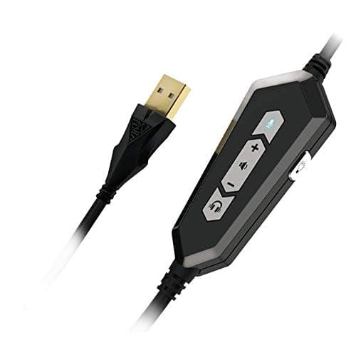 GAMDIAS HEBE P1A USB 7.1 Surround Gaming Headphone With Mic ( Black ) ( PC / Mobile )