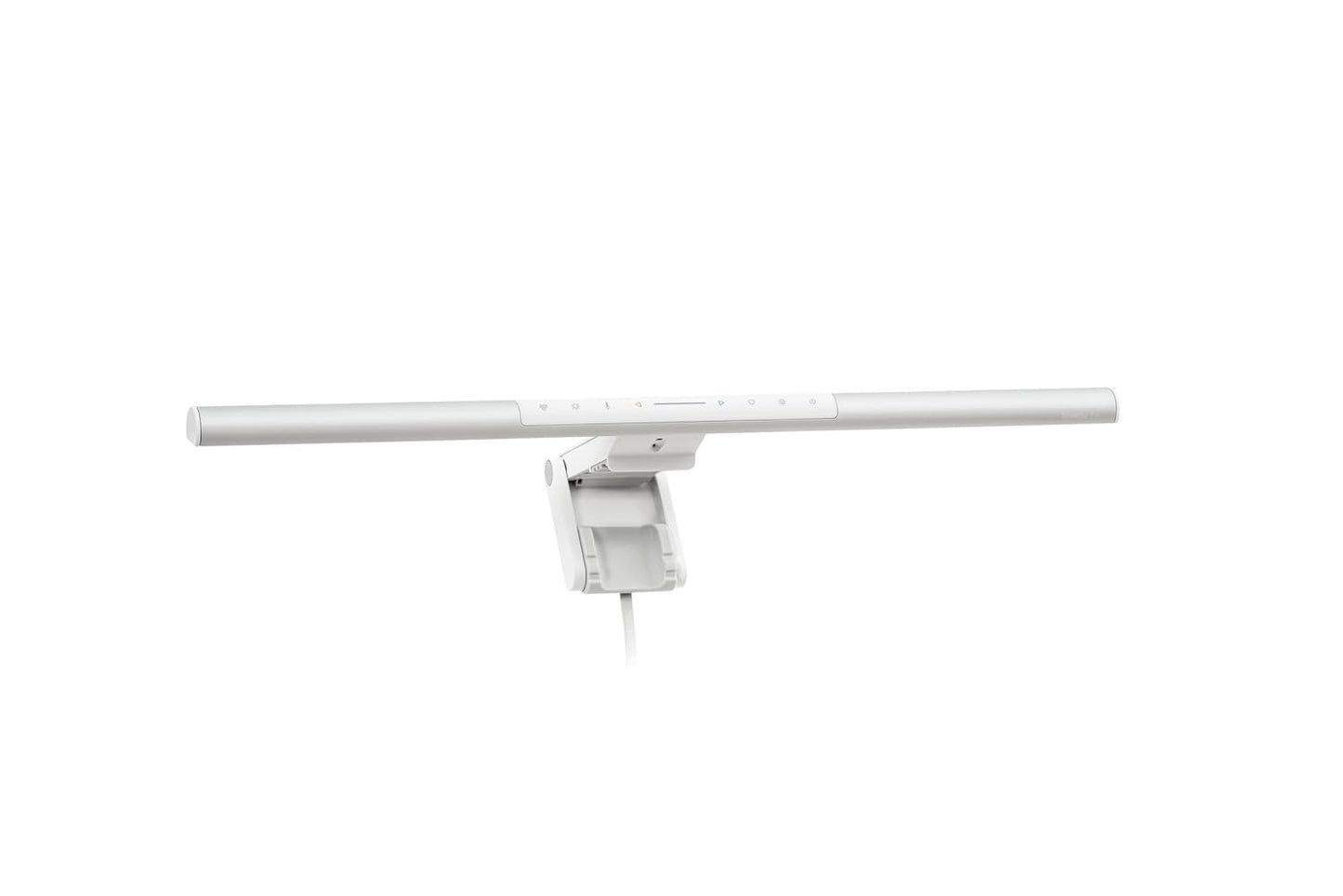 BenQ ScreenBar Pro Monitor Light Bar, LED Screen Lamp with Motion Sensor, Touch Control, USB-C Silver