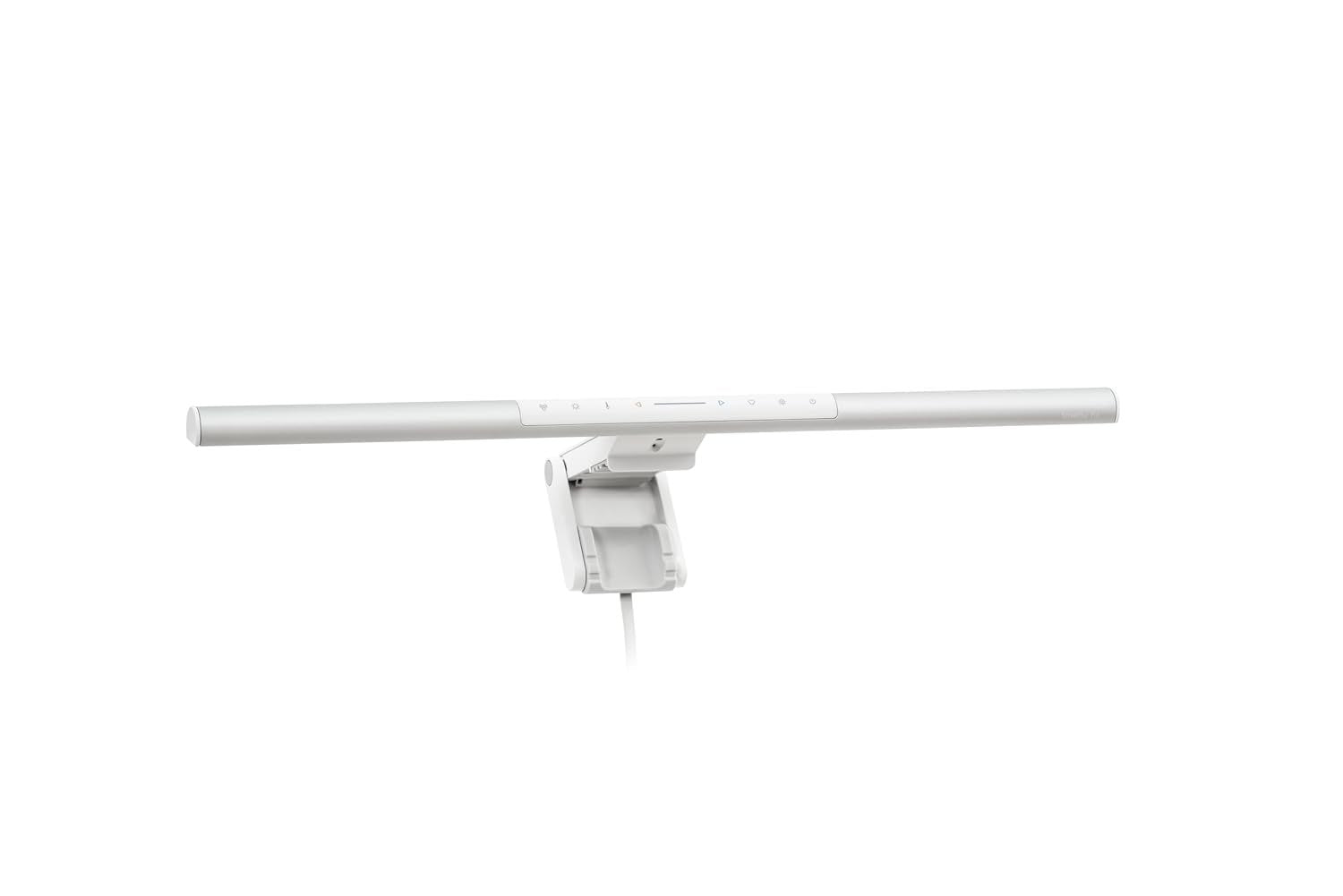 BenQ ScreenBar Pro Monitor Light Bar, LED Screen Lamp with Motion Sensor, Touch Control, USB-C Silver