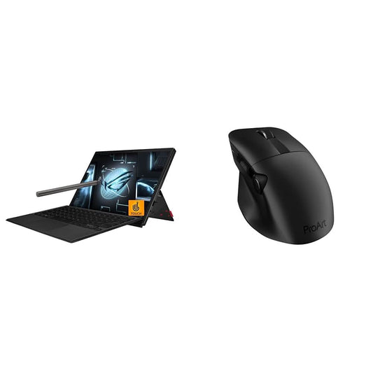 ASUS ROG FLOW Z13 (2022), 13.4 INCH (34.03 CMS) FHD+ 16:10, 120HZ TOUCH, CORE I7 12TH GEN, RTX 3050 4GB GRAPHICS, 2-IN-1 (16GB RAM/512GB SSD), GZ301ZC-LD123WS PROART MD300 MOUSE