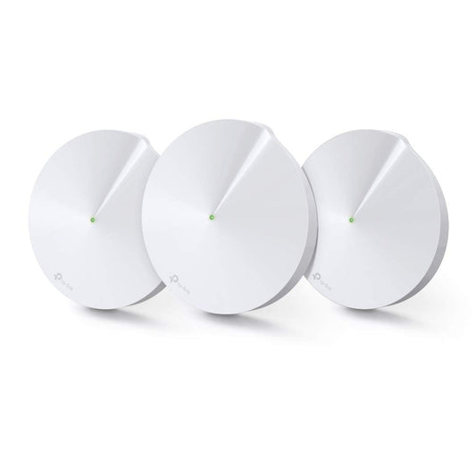 TP-LINK AC1300 DECO WHOLE HOME MESH WIFI SYSTEM UP TO 5,500 SQ. FT. COVERAGE AND 100+ DEVICES, 1267 MBPS, DUAL BAND WIRELESS ROUTER/WIFI EXTENDER REPLACEMENT, SUPPORT PARENTAL CONTROLS/ANITIVIRUS(DECO M5)