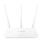 TENDA F3 300MBPS WI-FI ROUTER, EASY SETUP, WPS BUTTON, PARENTAL CONTROL, BANDWIDTH CONTROL, WI-FI SCHEDULE, WITH 3 * 5DBI HIGH POWER EXTERNAL ANTENNAS (WHITE, N300 F3)