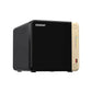 QNAP TS-464-4G (QUAD-CORE INTEL FOR MULTITASKING, 2.5GBE MULTIMEDIA NAS WITH M.2 PCIE SLOTS AND PCIE EXPANDABILITY) - BLACK