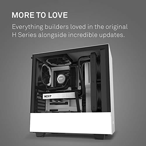 NZXT H510 ATX Mid Tower Cabinet With Tempered Glass Side Panel (Matte White)