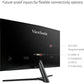 VIEWSONIC VX2458-C-Mhd 24 Inch FHD VA Panel 144Hz 1MS AMD Freesync Curved Gaming Monitor