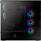 ARCTIC Xtender VG (Mirror Black) with Vertical GPU Mount Case
