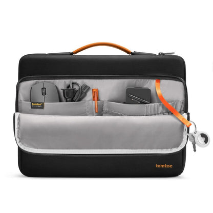 TOMTOC DEFENDER-A14 LAPTOP BRIEFCASE 15.6 INCH-BLACK