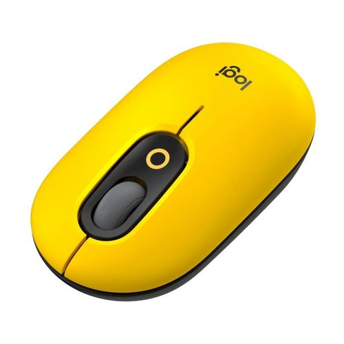 LOGITECH POP Wireless Ambidextrous Gaming Mouse ( 910-006514 ) ( 4000DPI / 4 Macro Button ) ( Yellow )