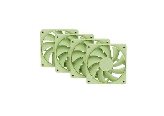 HYTE FA12 120mm Non RGB Cabinet Fan ( Matcha Green ) ( Pack Of 4 )