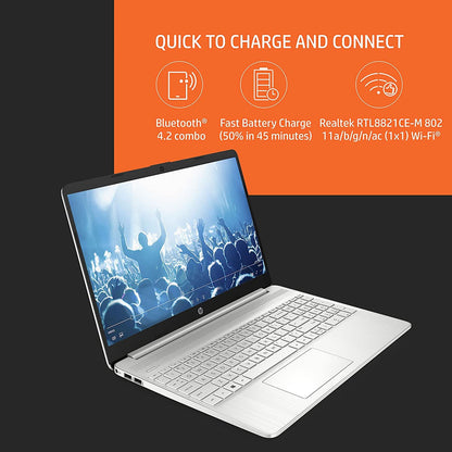 HP 15S-EQ2213AU [R3-5300U RYZEN/8GB DDR4/512GB SSD/WIN11 HOME+MSO/15.6 INCH/INTEGRATED GRAPHICS /1 YEAR(S)/SILVER]