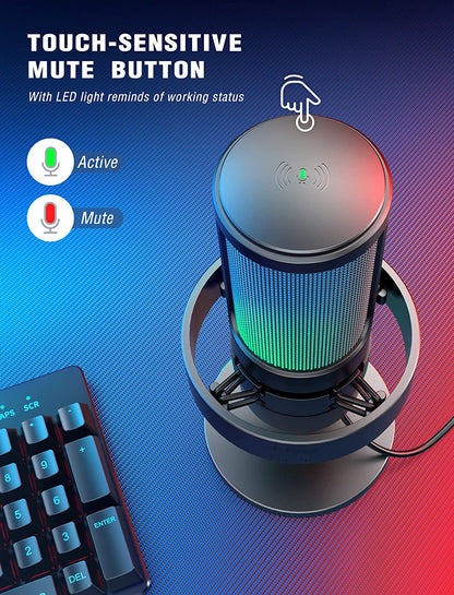 FIFINE AMPLIGAME - A8 USB GAMING MICROPHONE BLACK