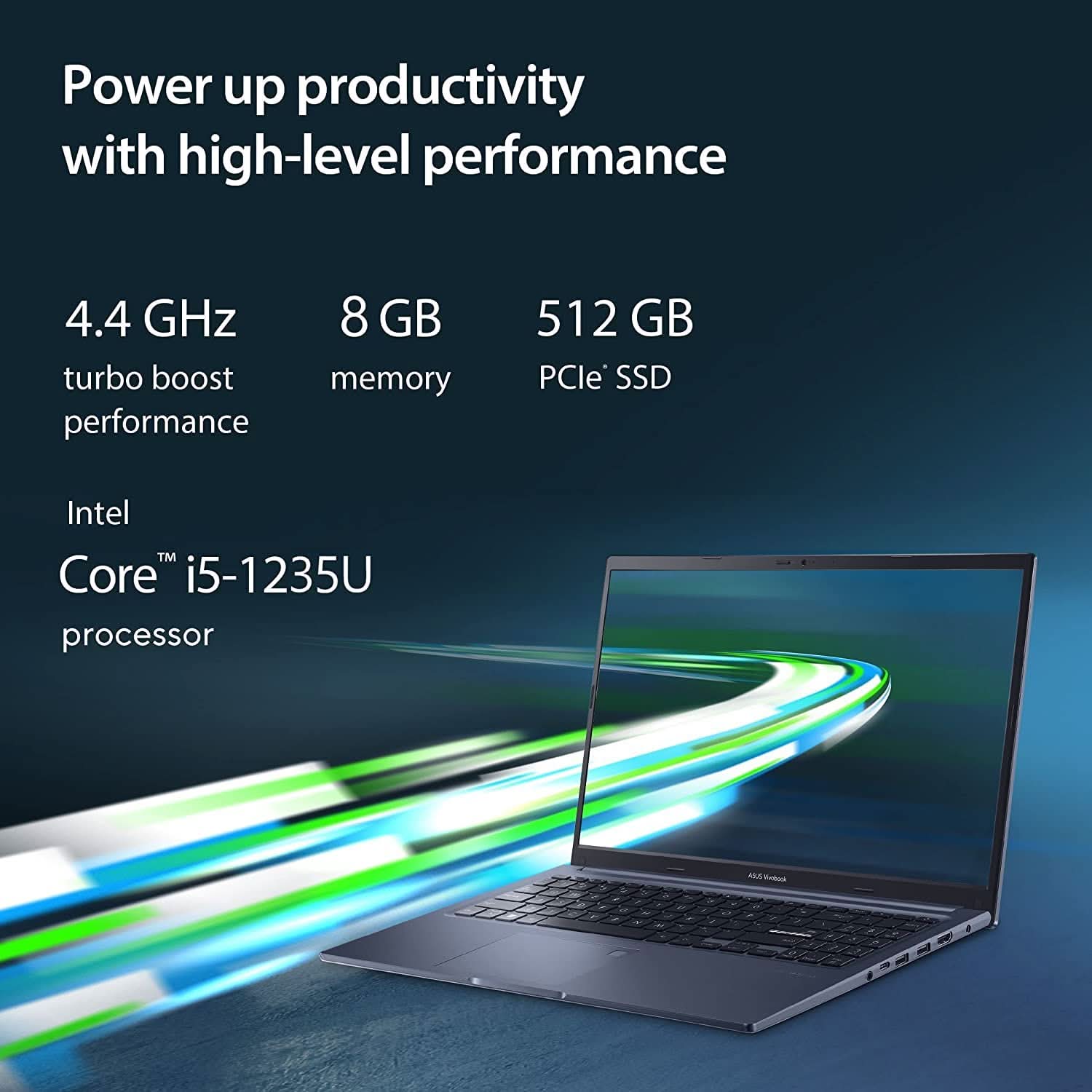 ASUS VIVOBOOK 15 X1502ZA-EJ532WS [CI5-1235U 12TH GEN/8GB DDR4/512GB SSD/WIN11 HOME+MSO/15.6 INCH/INTEGRATED GRAPHICS /1 YEAR(S)/BLUE]