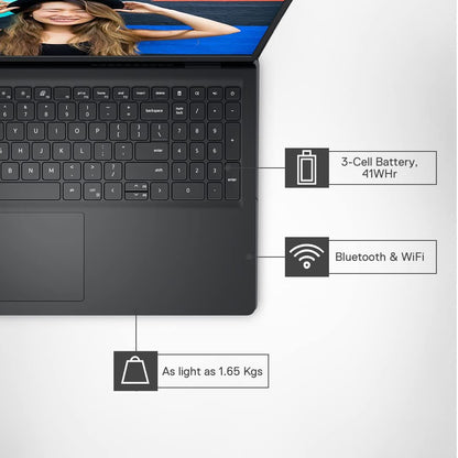 DELL INSPIRON 15-3520 [CI5-1235U 12TH GEN/8GB DDR4/512GB SSD/NO DVD/WIN11 HOME+MSO/15.6 INCH/INTEGRATED GRAPHICS/1 YEAR/BLACK]
