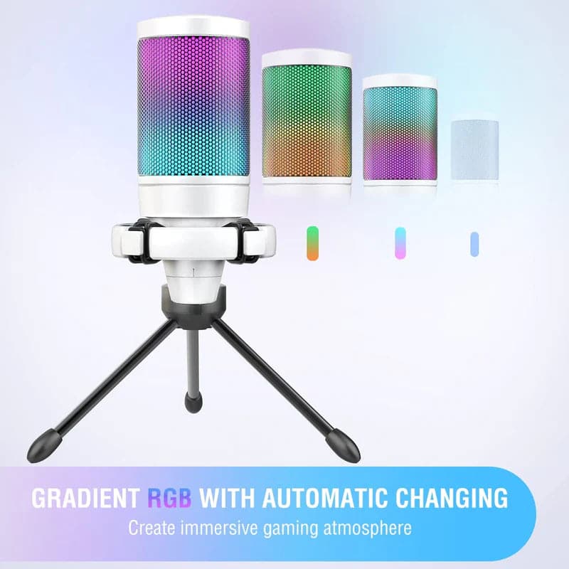 FIFINE Ampligame A6V USB Gaming Microphone ( White )