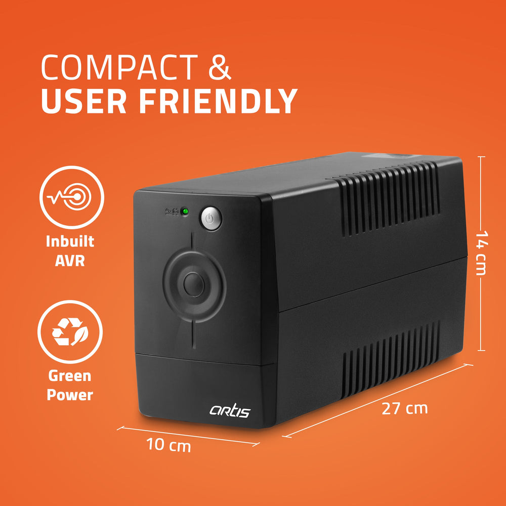 Artis UPS | 600VA Line Interactive UPS with BIS Certified