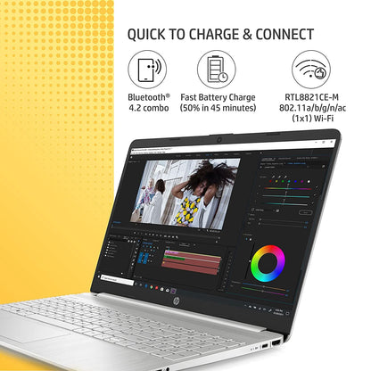 HP 15S-FQ5112TU [CI5-1235U 12TH GEN/16GB DDR4/512GB SSD/NO DVD/WIN11 HOME+MSO/15.6 INCH/INTEGRATED GRAPHICS/1 YEAR/SILVER]