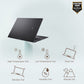 ASUS ZENBOOK 14 OLED UM3402YA-KM541WS [R5-7530U RYZEN/16GB DDR4/512GB SSD/NO DVD/WIN11 HOME+MSO/14.0 INCH/INTEGRATED GRAPHICS/1 YEAR/BLACK]
