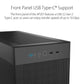 ASUS PRIME AP201 SMALL-TOWER MICRO-ATX CABINET BLACK