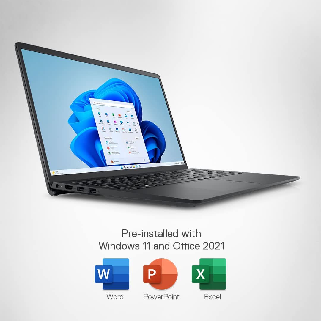 DELL INSPIRON 15-3520 [CI3-1215U 12TH GEN/8GB/512GB SSD/WIN11 HOME+MSO/15.6 INCH/INTEGRATED GRAPHICS /1 YEAR(S)/BLACK]