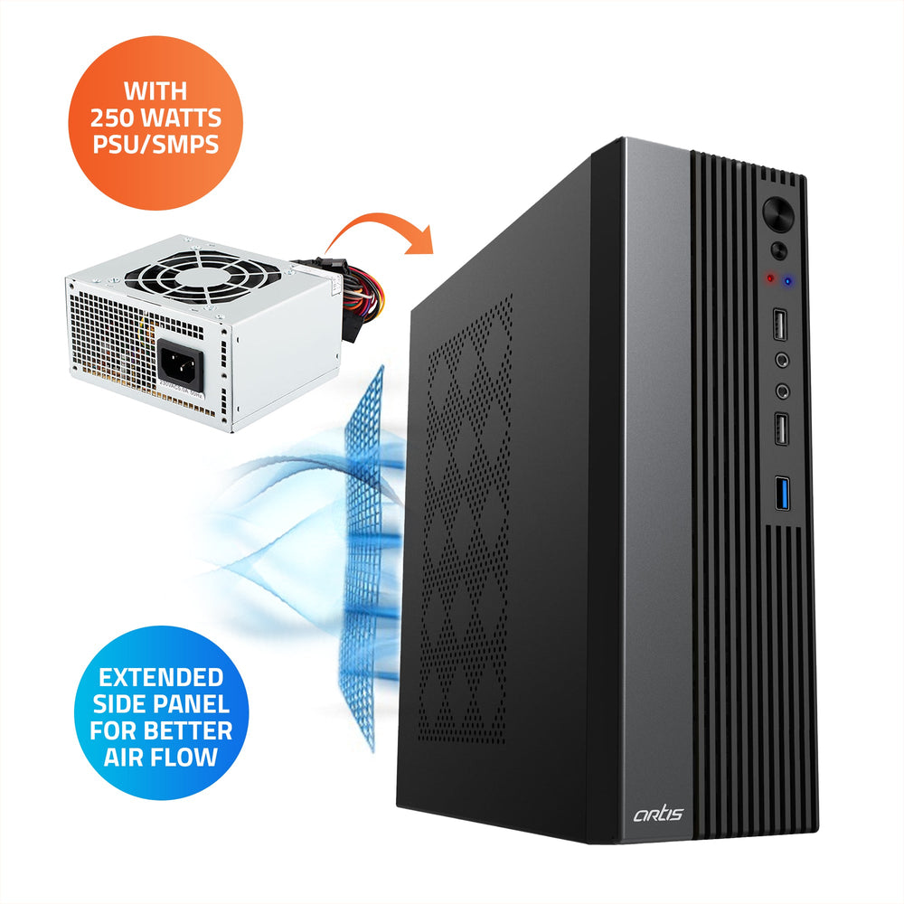 Atom 3.0 Slim Computer Cabinet