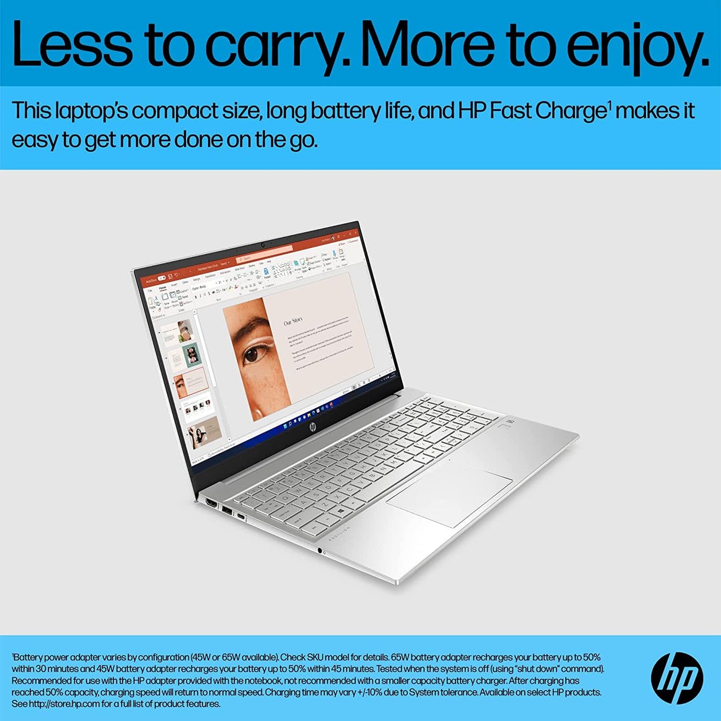 HP PAV 15-EG3036TU [CI7-1360P 13TH GEN/16GB DDR4/1TB SSD/WIN11 HOME+MSO/15.6 INCH/INTEGRATED GRAPHICS /1 YEAR(S)/SILVER]
