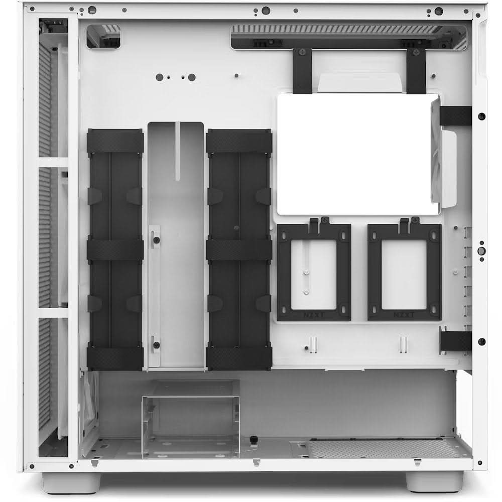 NZXT H7 FLOW MID-TOWER WITH RGB FANS CABINET WHITE CM-H72FW-R1