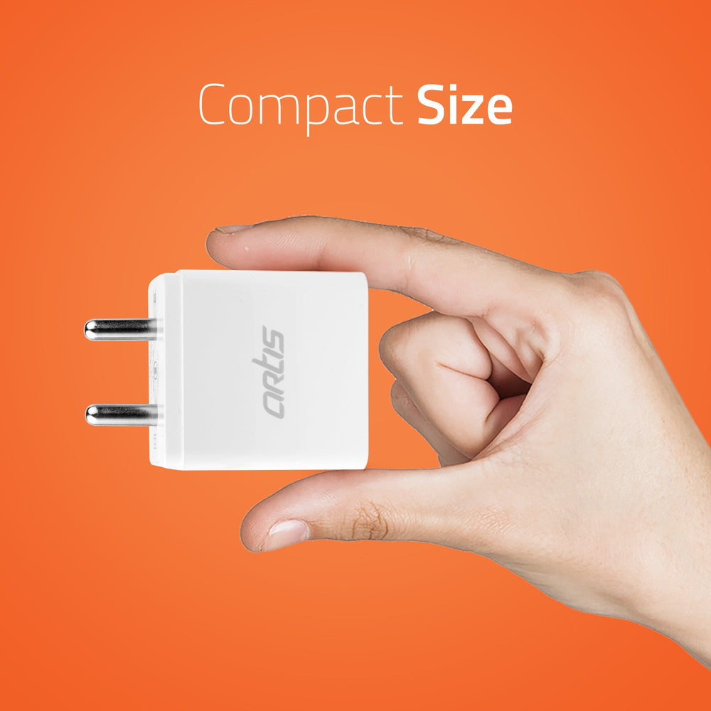 UQC100 QC3.0 Quick Wall Charger Adapter with i Cable(White)