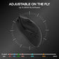 AULA SC800 TRI-MODE WIRELESS 2.4G/WIRED/BLUETOOTH ULTRA-LIGHTWEIGHT GAMING MOUSE | 37GRAMS, ADJUSTABLE 26000 DPI, PAW3395 SENSOR, 8000 POLLING RATE, ULTRA-PRECISE & DURABLE FOR GAMING | BLACK (SC800B)