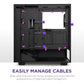 NZXT H5 FLOW MID-TOWER E-ATX COMPACT CABINET BLACK