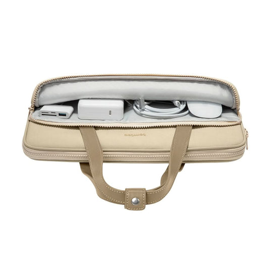 TOMTOC VERSATILE-A12 LAPTOP SHOULDER BAG 13.5-14 INCH-KHAKI