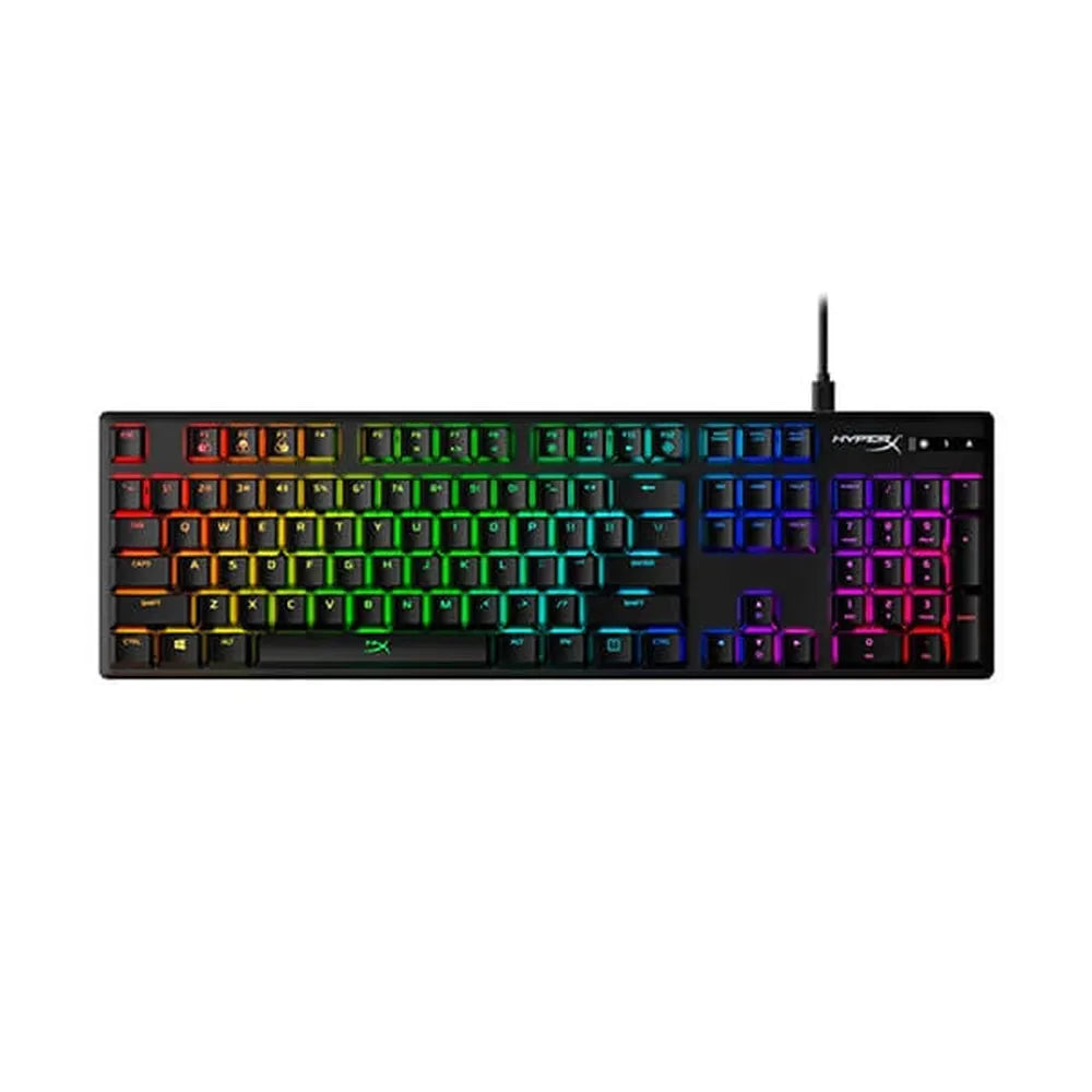 HYPERX Alloy Origins Full Size RGB Mechanical Gaming Keyboard (HyperX Aqua Switch)