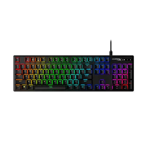 HYPERX Alloy Origins Full Size RGB Mechanical Gaming Keyboard (HyperX Aqua Switch)