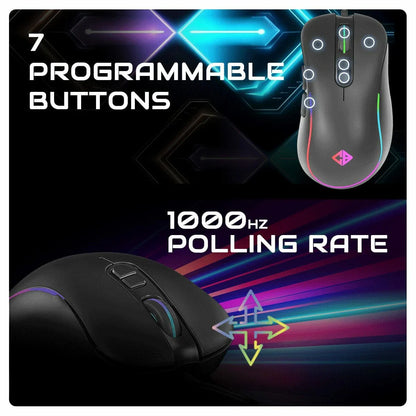 COSMIC BYTE DRAGONFLY GAMING KEYBOARD RGB BLACK