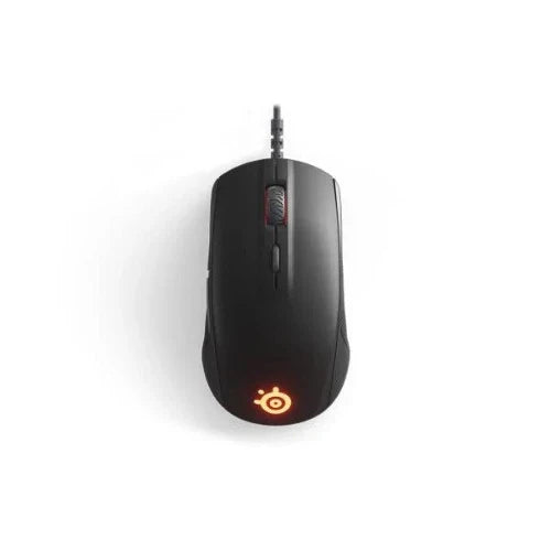 STEELSERIES Rival 110 Wired Ergonomic Gaming Mouse ( STEELSERIES Rival 110 ) ( 7200DPI / 7 Macro Buttion ) ( Matte Black )